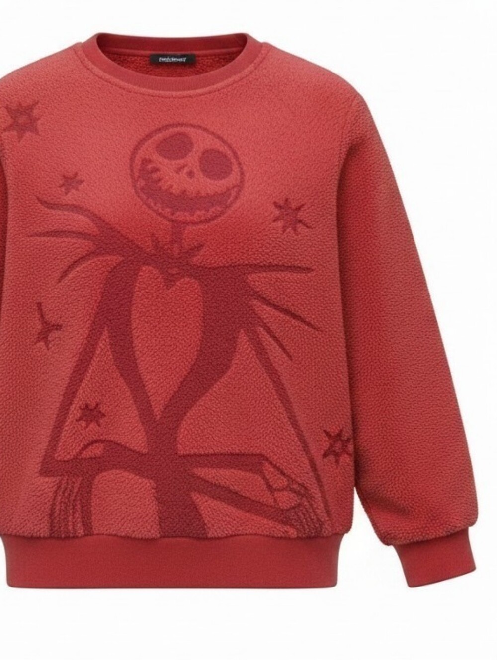 DISNEY‎ | Nightmare Before Christmas Jack Skellington Plush Sweatshirt | M 7/8